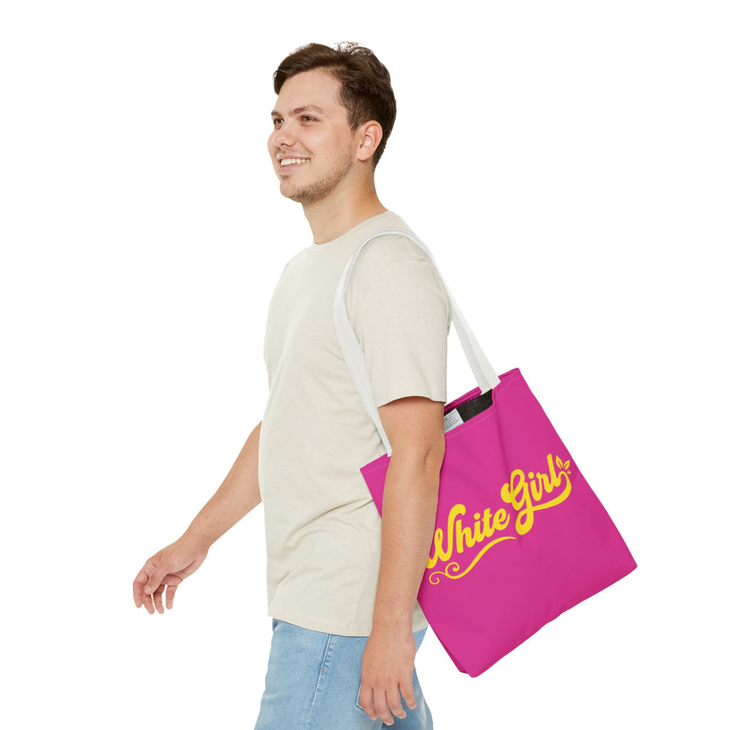 White Girl Tote Bag