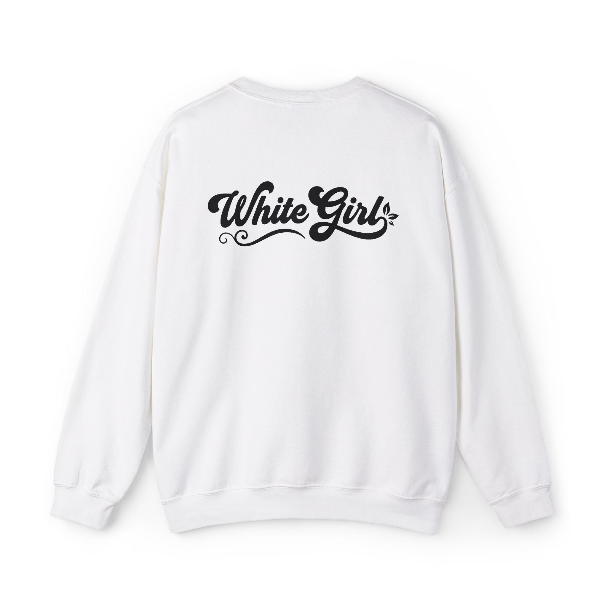 White Girl Poster Crewneck Sweatshirt