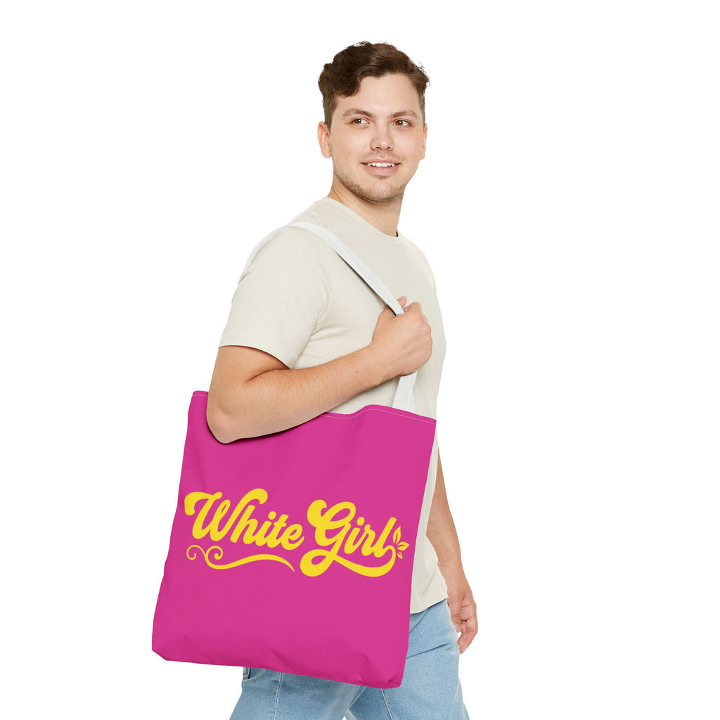 White Girl Tote Bag