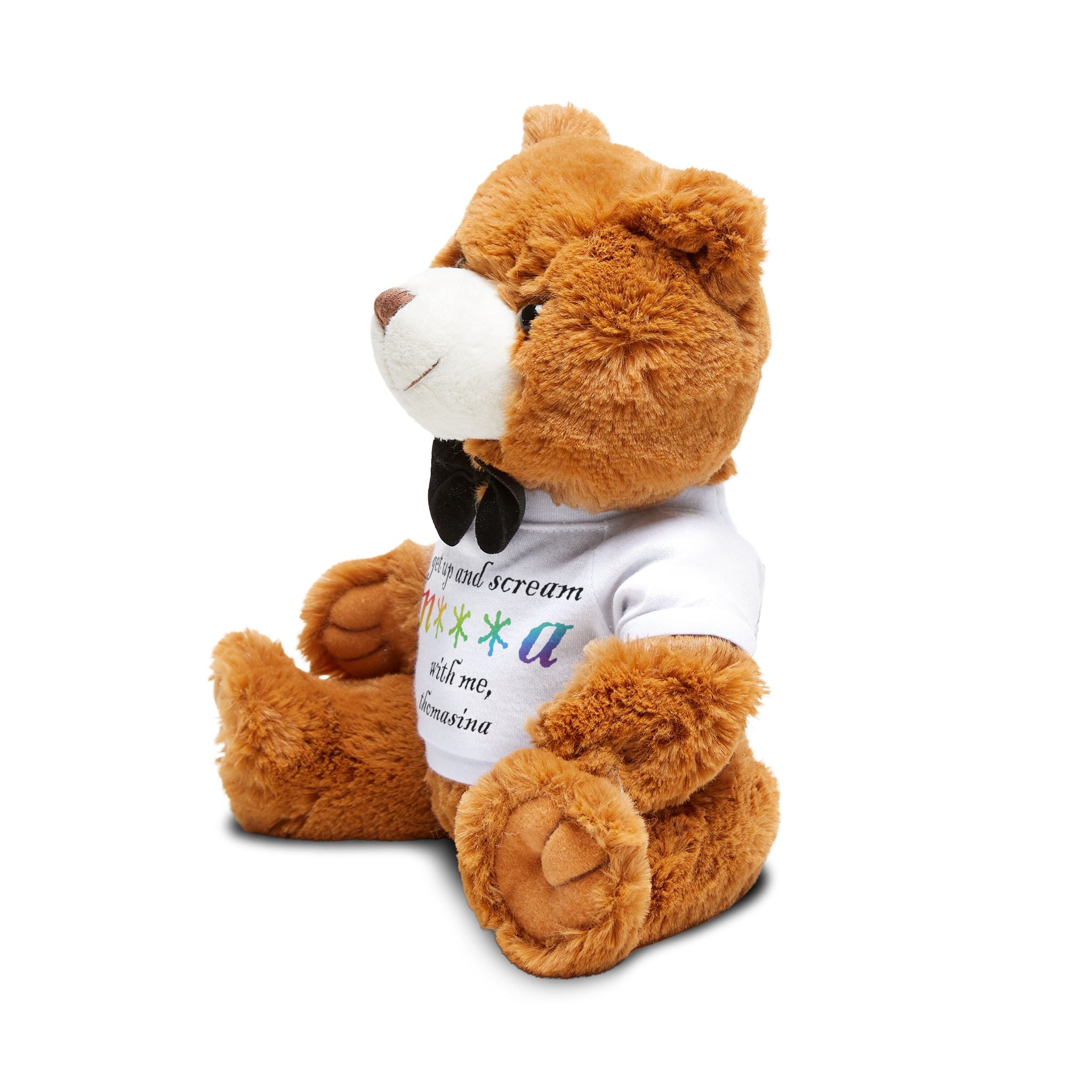 Get Up and Scream Personalised Teddy Bear Plush