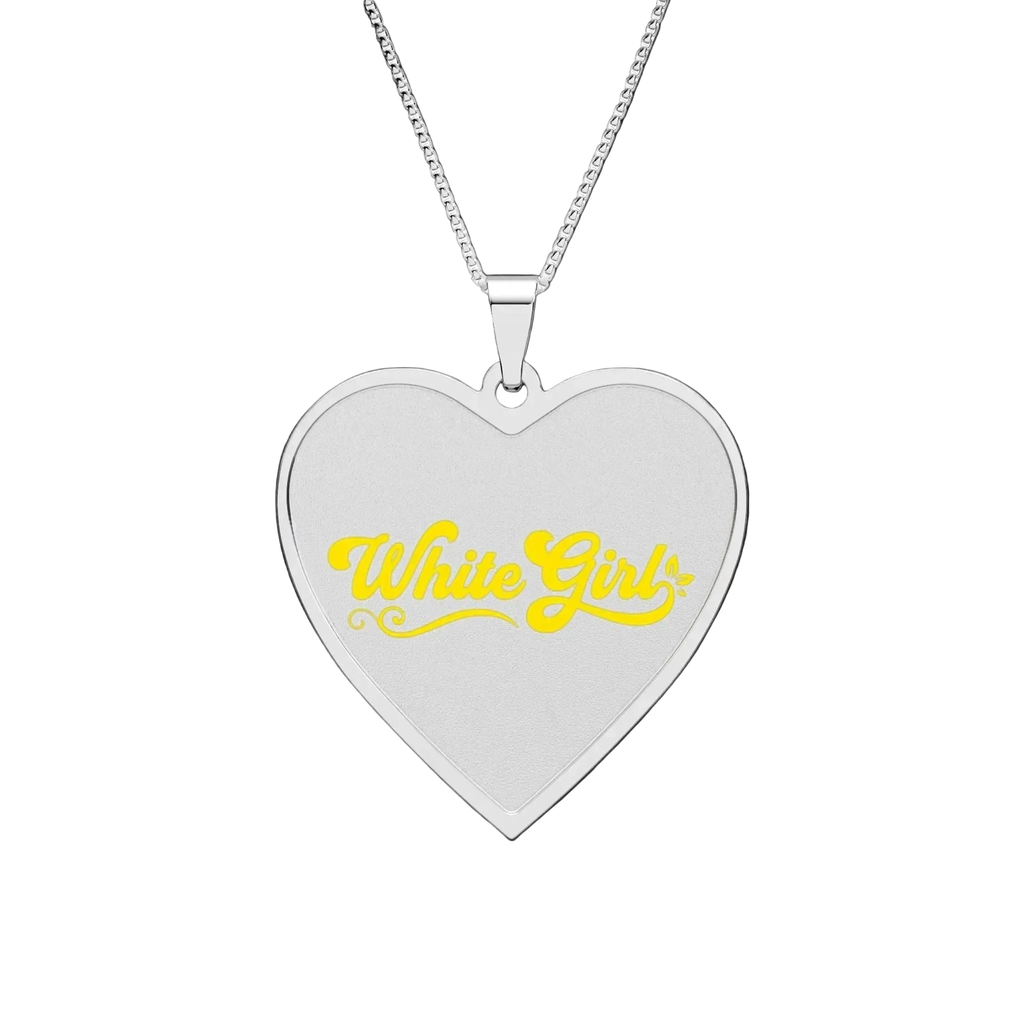 White Girl Pendant