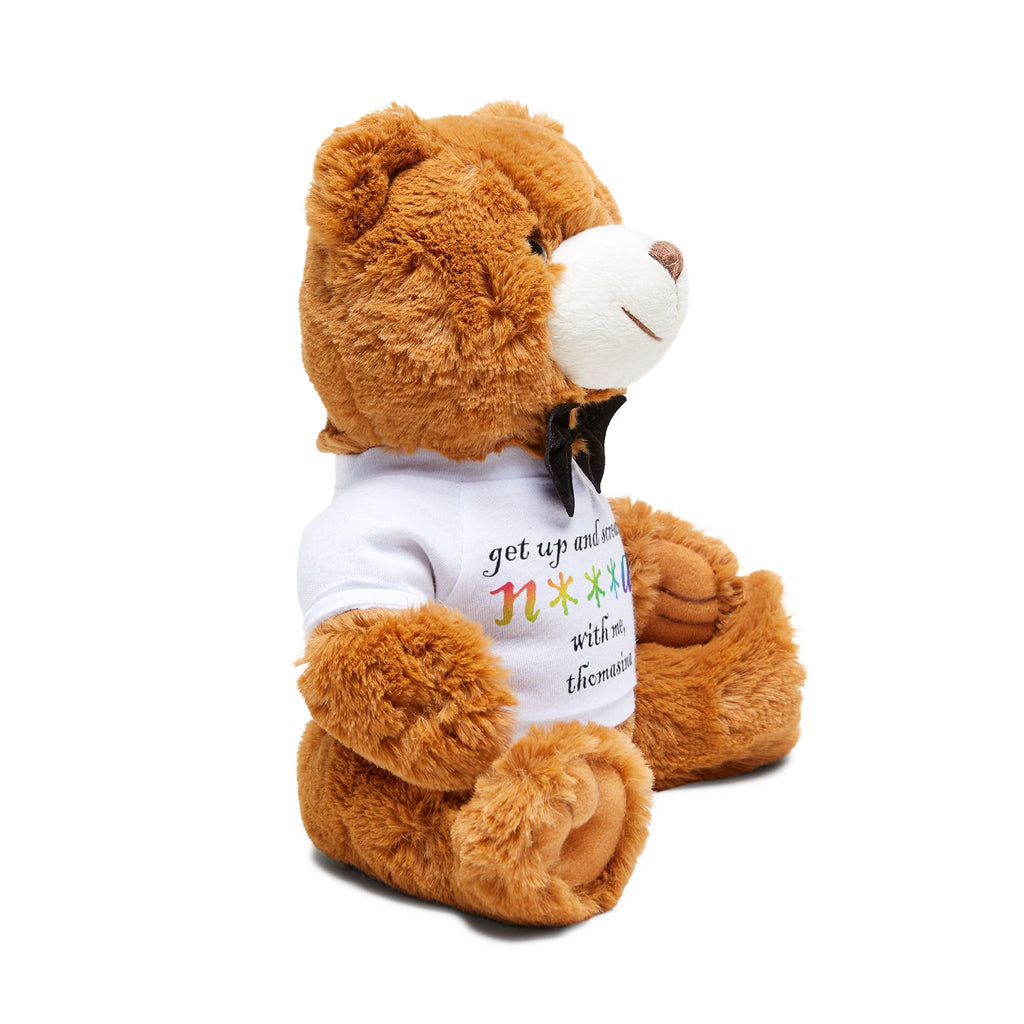 Get Up and Scream Personalised Teddy Bear Plush