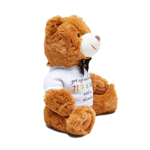 Get Up and Scream Personalised Teddy Bear Plush