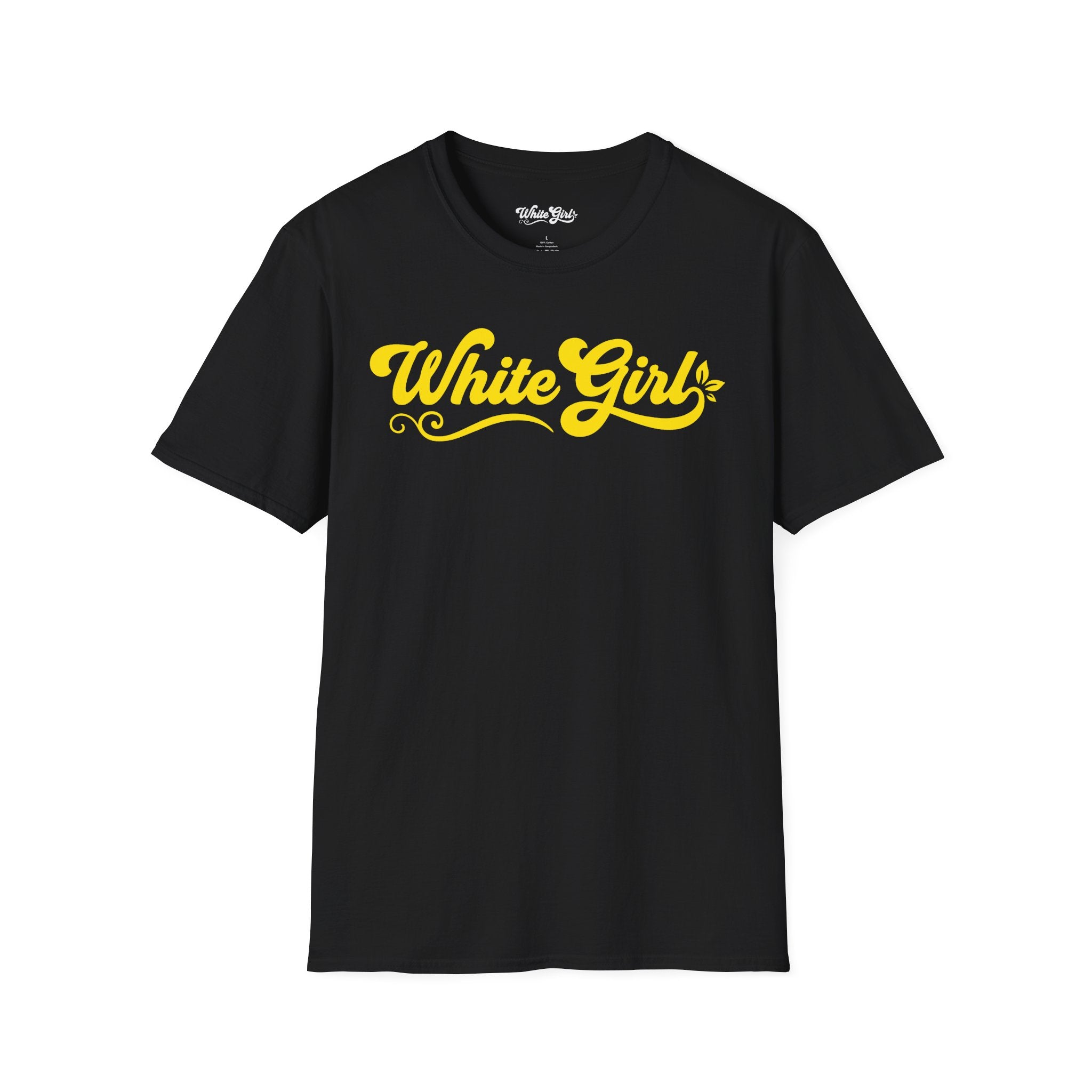 White Girl Poster T-Shirt