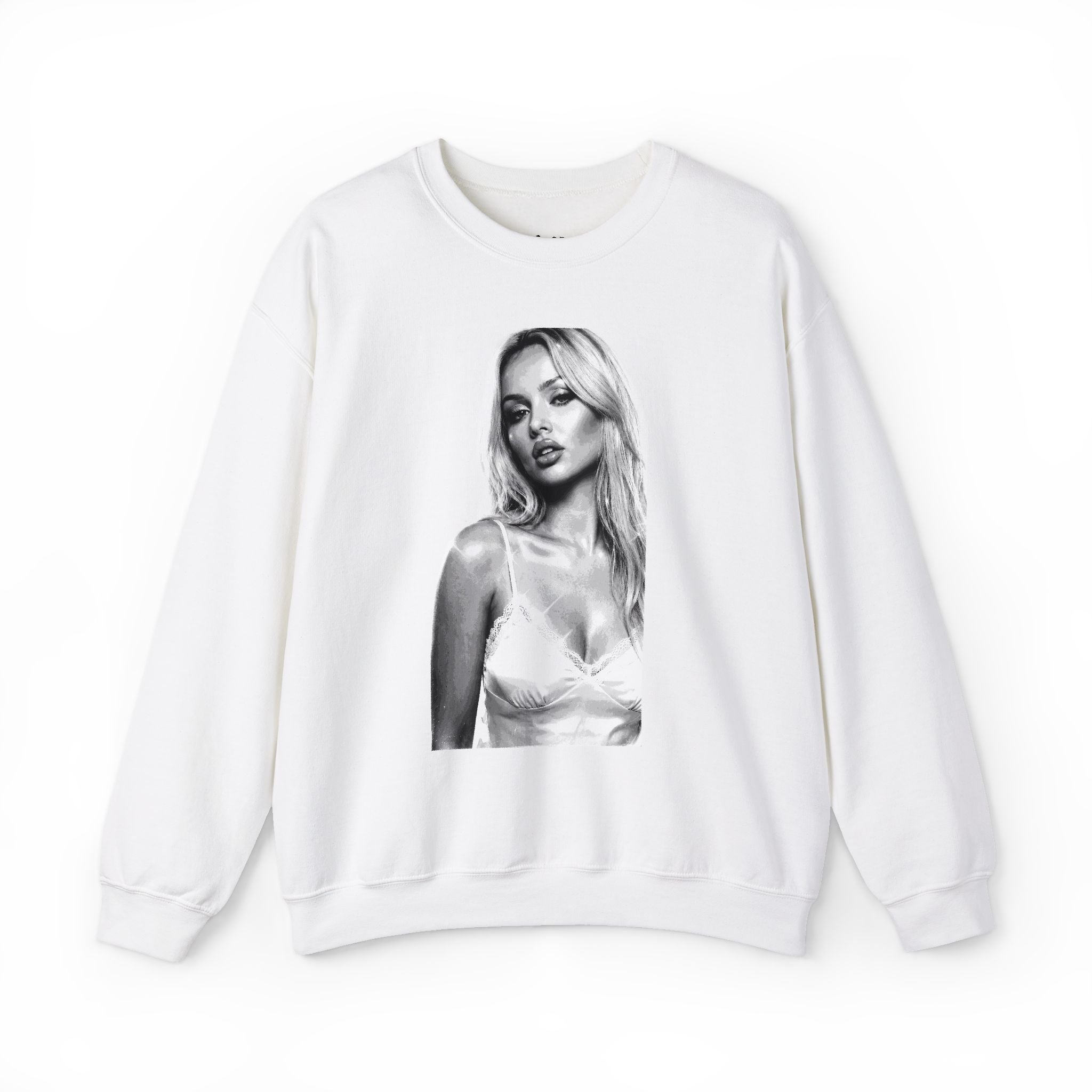 White Girl Poster Crewneck Sweatshirt