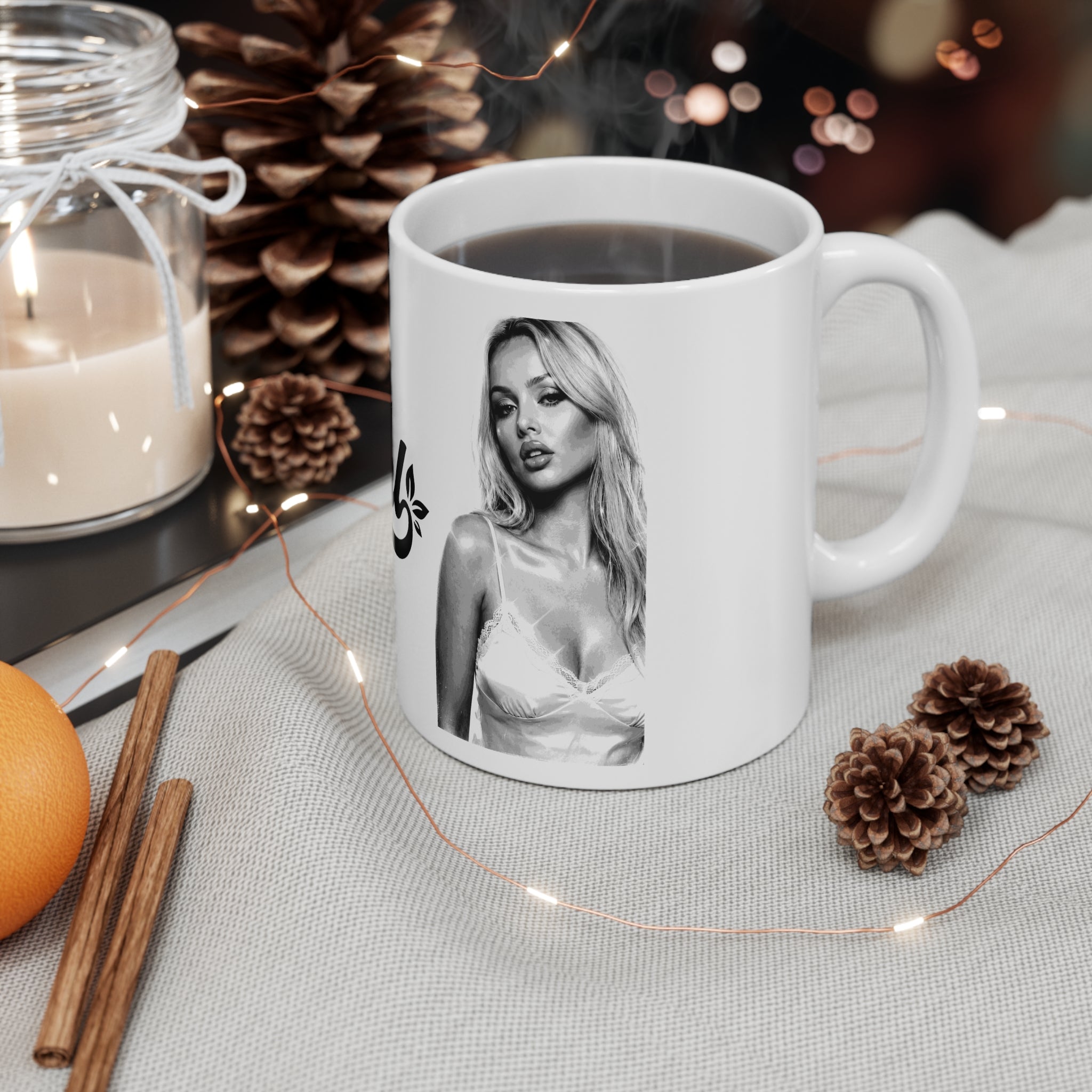 White Girl Poster Mug