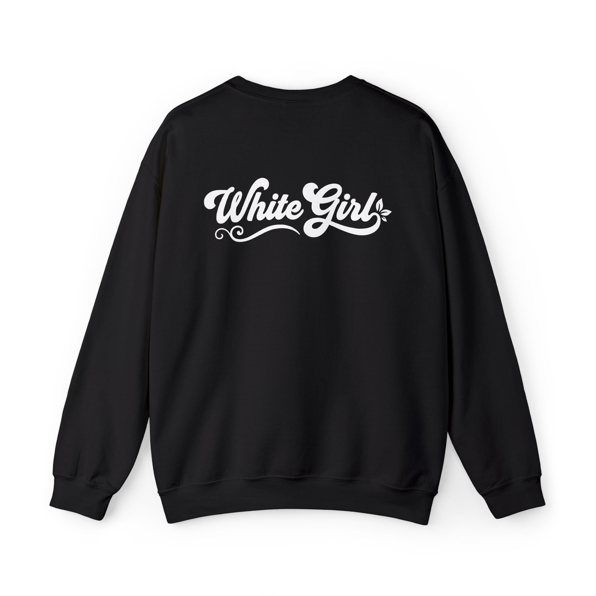 White Girl Poster Crewneck Sweatshirt