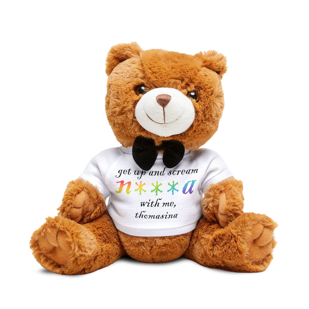 Get Up and Scream Personalised Teddy Bear Plush