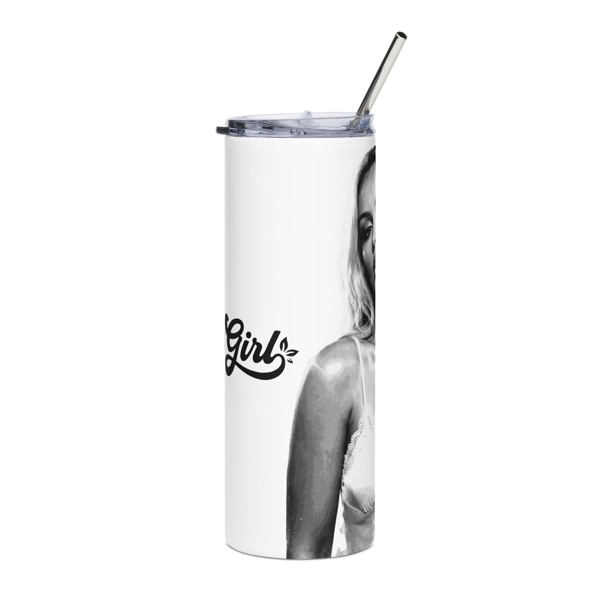 White Girl Poster Tumbler