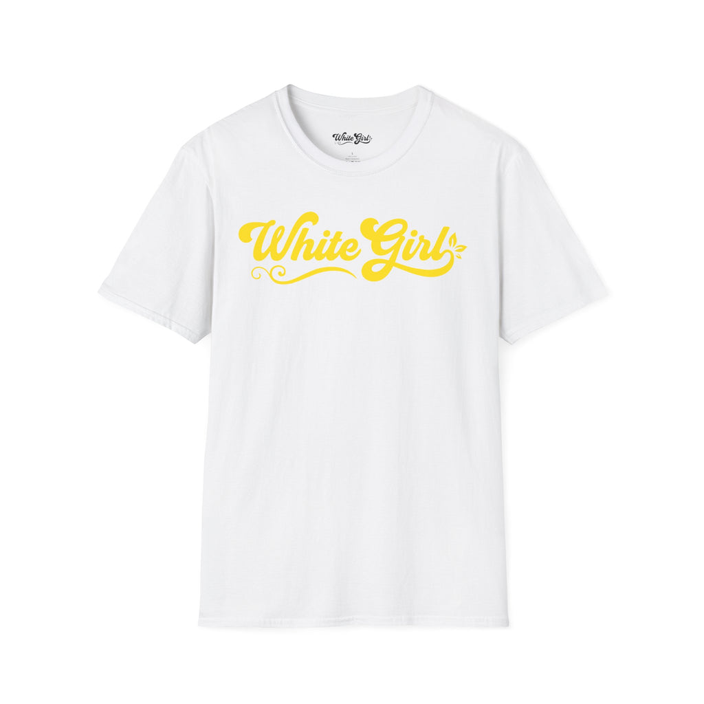White Girl Poster T-Shirt