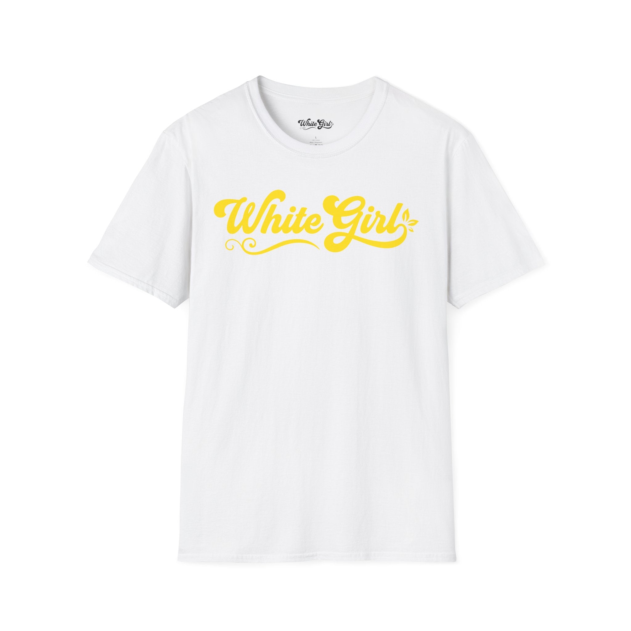 White Girl Poster T-Shirt