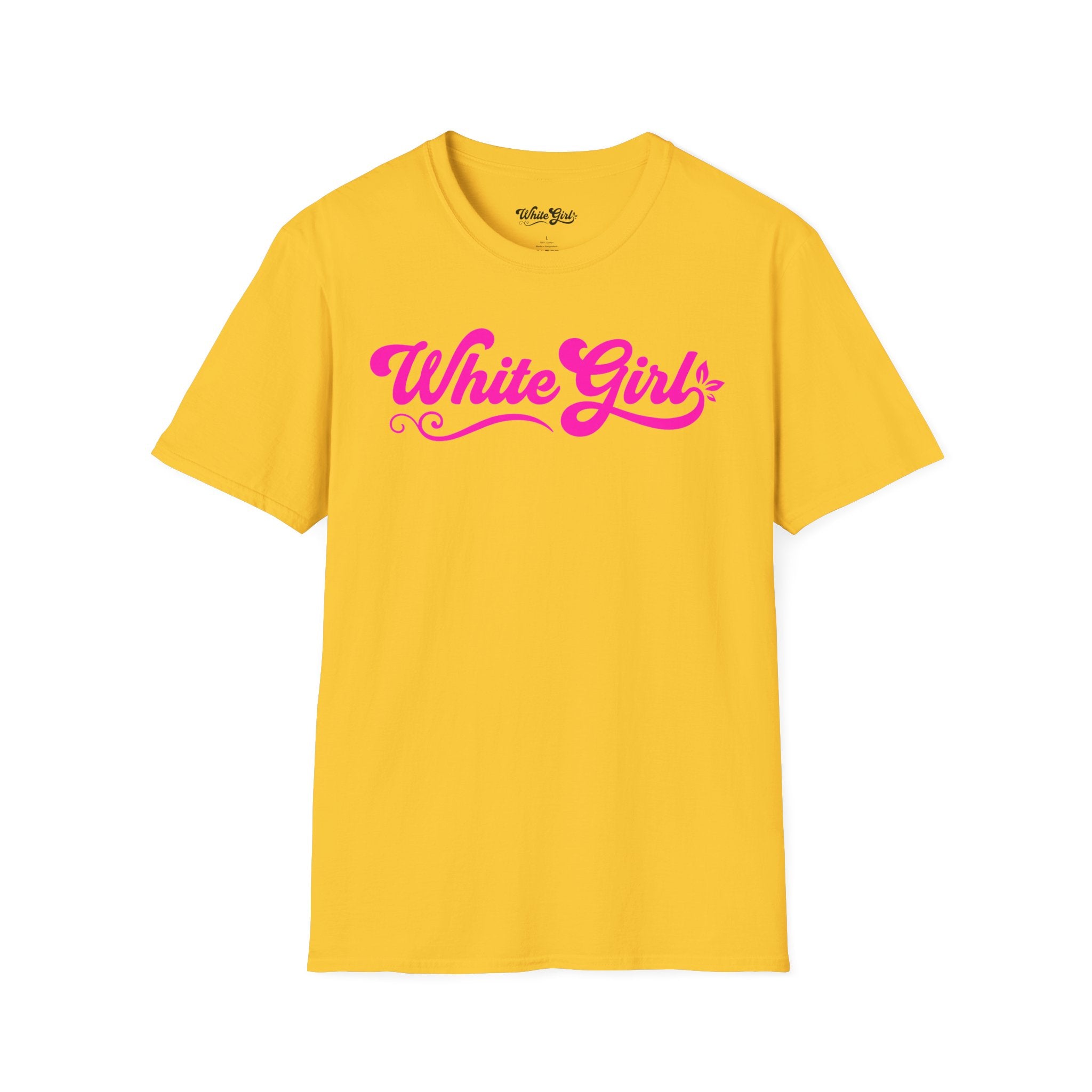 White Girl Poster T-Shirt