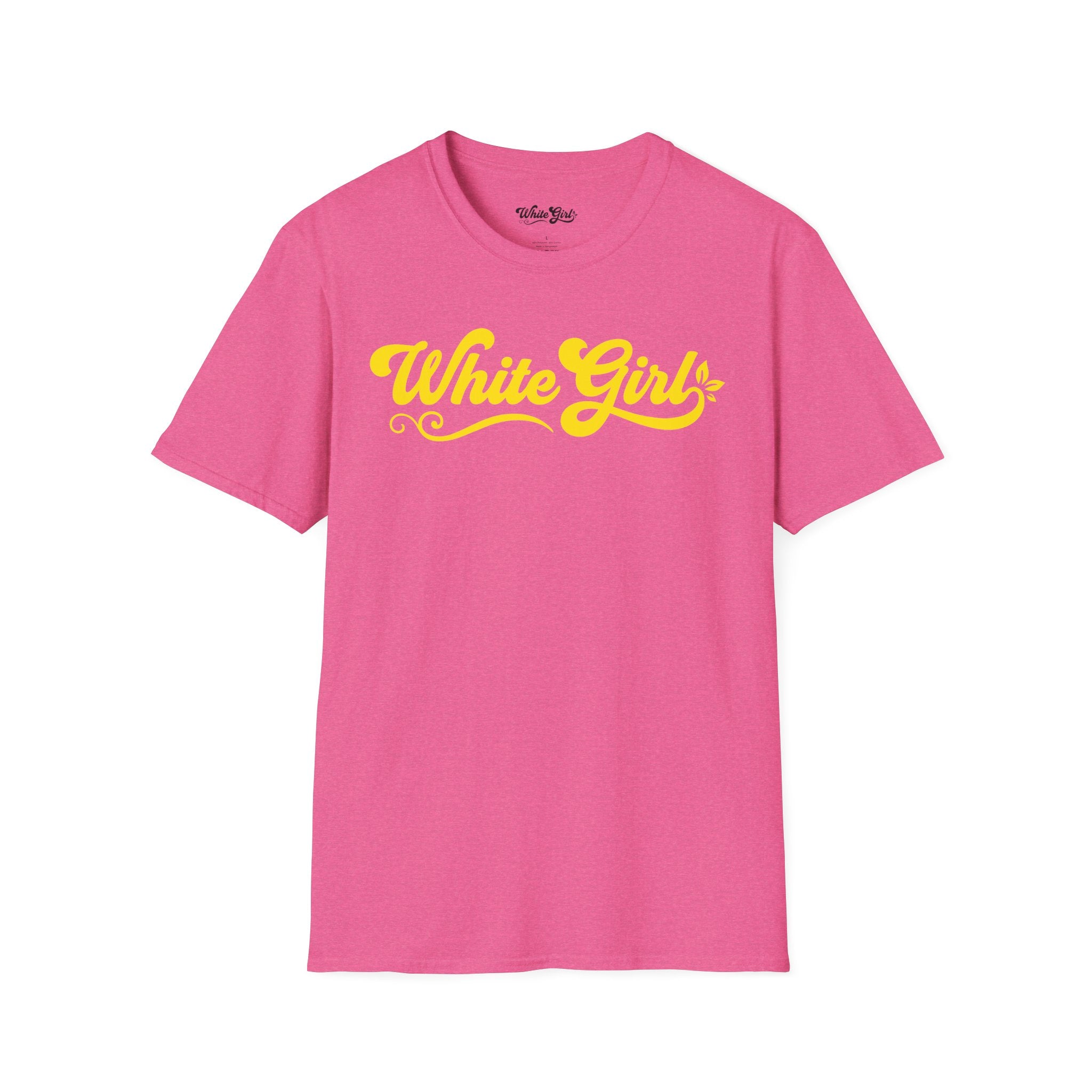 White Girl Poster T-Shirt